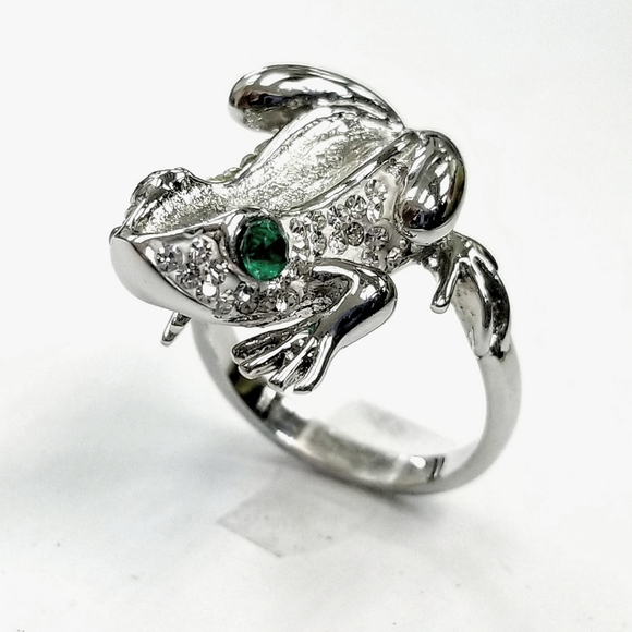 Stainless steel frog ring - Picture 6 of 11